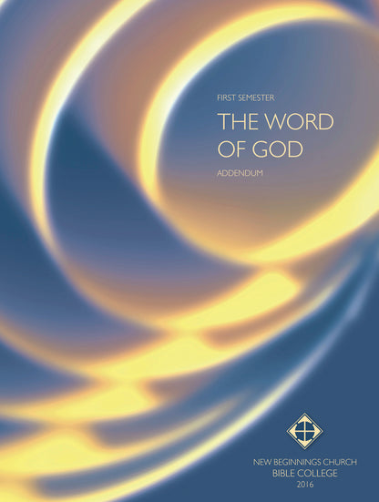 Semester 1.5 - The Word of God / Addendum